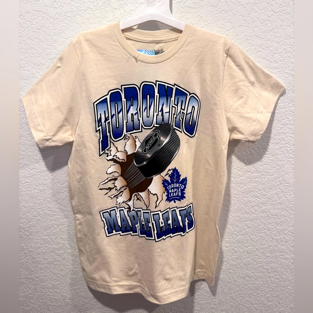 NHL Toronto Maple Leafs Logo T-Shirt Size Kids Medium 10/12